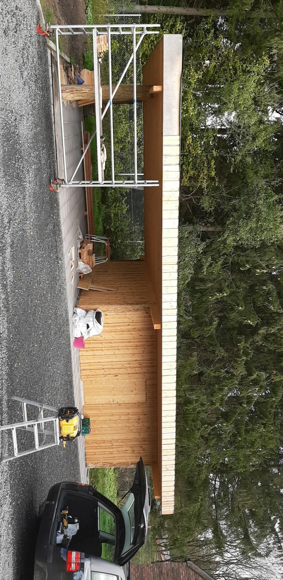 Carport og udendørs træarbejde